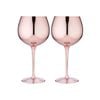 2pc Tempa Aurora Rose Gin Glass Party Drinkware Set