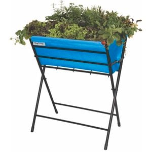 Vegtrug Poppy Felt Raised Garden Planter - Pale Blue