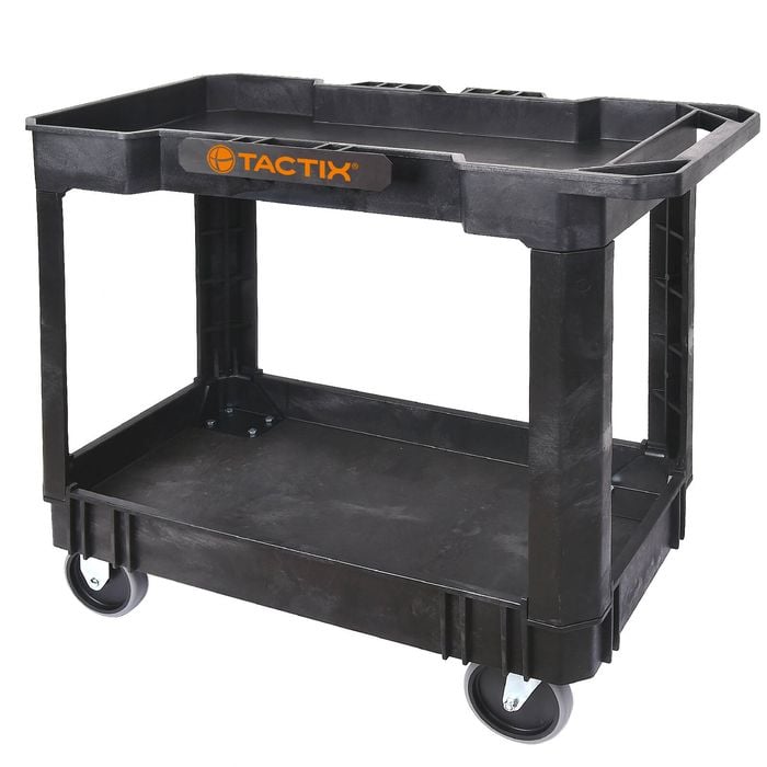 Tactix Heavy Duty Plastic Service Cart