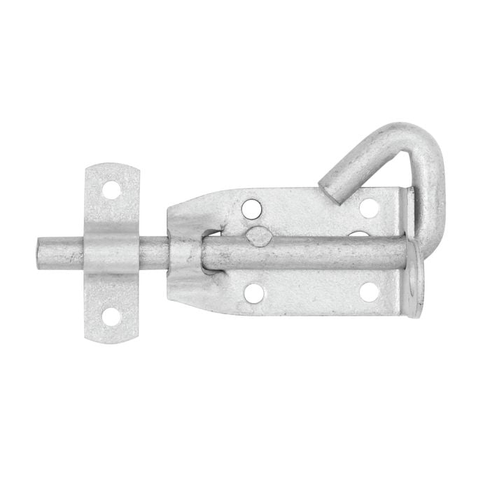 Pinnacle 100 x 10mm Galvanised Steel Single Eye Padbolt