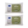 2pk Jason Commercial Repreve Rpet Piped Pillow Firm White 48x73cm 900gm