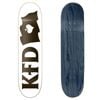 Kfd Logo Adventure Skateboard Deck Epoxy Flagship White Deck Width 8in