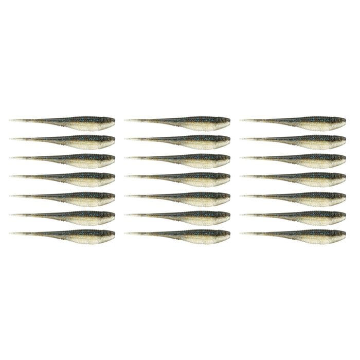 3x 7PK 3.75 In Rapala Crush City The Jerk Soft Plastic Minnow Lures - Baitfish