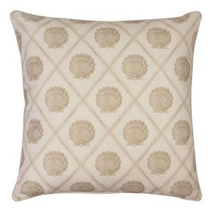 Scallop Check Sand Cushion 55Cm