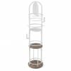 Costway Jewelry Display Rack Earring Organizer Stand Holder Storage Grey