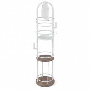 Costway Jewelry Display Rack Earring Organizer Stand Holder Storage Grey