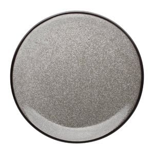 Olympia Mineral Coupe Plates Porcelain Round Grey 230mm Pack Of 6