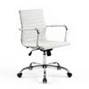 Artiss White Eames Replica Mid Back Office Chair