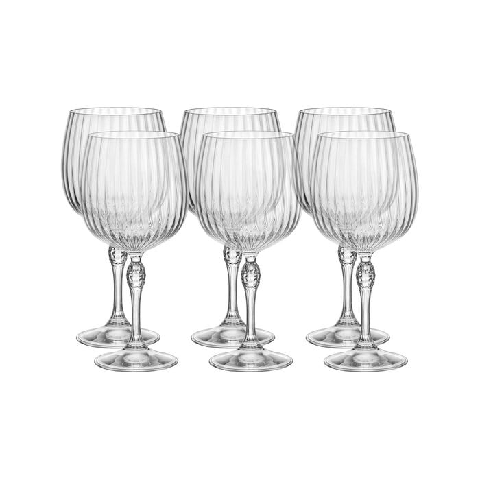 Bormioli Rocco America '20s Gin & Tonic Glass 745ml Set of 6