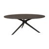 Neo 90cm Coffee Table Ceramic Tempered Glass Top Dark Grey
