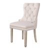 ALFORDSON Set of 4 Dining Chairs Fabric Beige