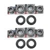 4x Wheel Bearing Kits for selected Kara Kar Double Axle Float | LM67048/10 LM12749/10