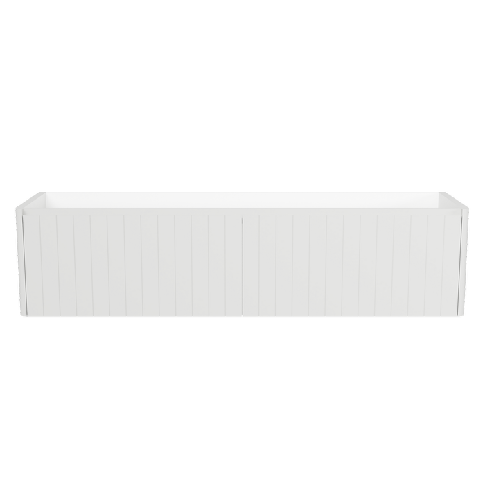 New England Joinery 1800mm Noble Double Bowl Wall Hung Vanity - Cabinet Only