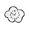 NNEOBA Swaying Cloud Cartoon Mute Wall Clock White