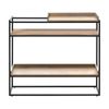 Modern Furniture RIVOLI Display Unit Console 90cm - Natural Oak / Black