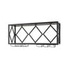 Costway 2pcs Wall Mounted Wine Rack 2-tier Wine Storage Shelf - Black