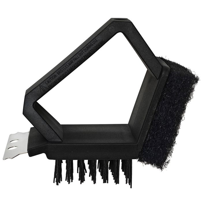 3-in-1 BBQ Cleaning Tool Grill Brush Handheld