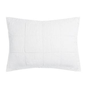 Bambury French Flax Linen Quilted Sham
