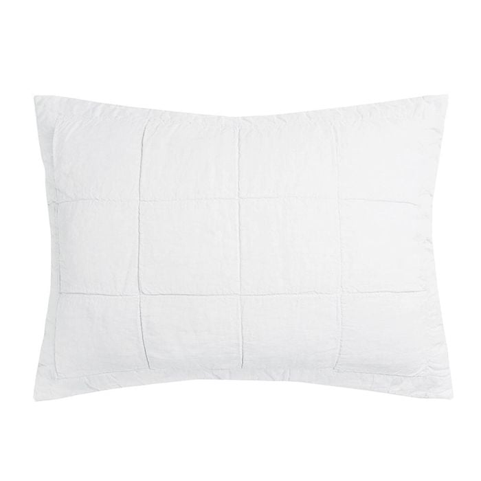 Bambury French Flax Linen Quilted Sham