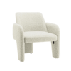 Raimon Furniture Ciaran Chenille Fabric Occasional Lounge Accent Relaxing Armchair Sahara