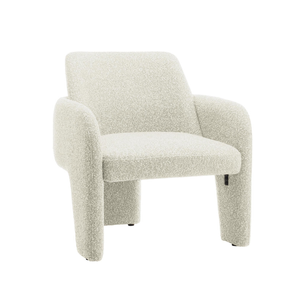 Raimon Furniture Ciaran Chenille Fabric Occasional Lounge Accent Relaxing Armchair Sahara