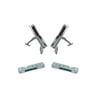 X2 Oven Door Hinges Assembly With Supports 931330806kit. Suits Smeg