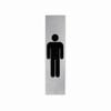 Sandleford 200 x 50mm Stainless Steel Male Sign