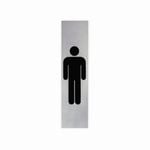 Sandleford 200 x 50mm Stainless Steel Male Sign