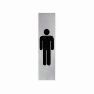 Sandleford 200 x 50mm Stainless Steel Male Sign