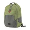 Tosca Urban Backpack Everyday/Travel Bag Padded Straps Breathable Green/Grey