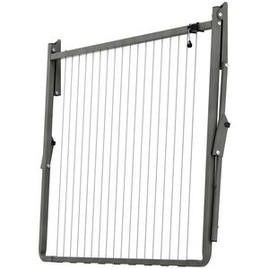 Austral 14.8m Woodland Grey Fold Down Balcony Line Clothesline