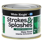 White Knight 100ml Ripple Green Gloss Strokes And Splashes Paint