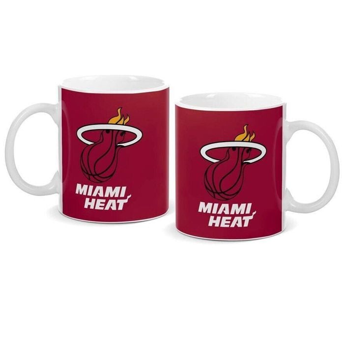 Nba Coffee Mug - Miami Heat - Drinking Cup - Gift Box