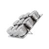Kitchee Magnetic Spice Jar Tins And Steel Rack Set of 9