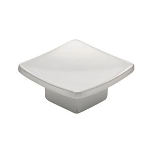 Prestige 44mm Brushed Nickel Square Dish Knob