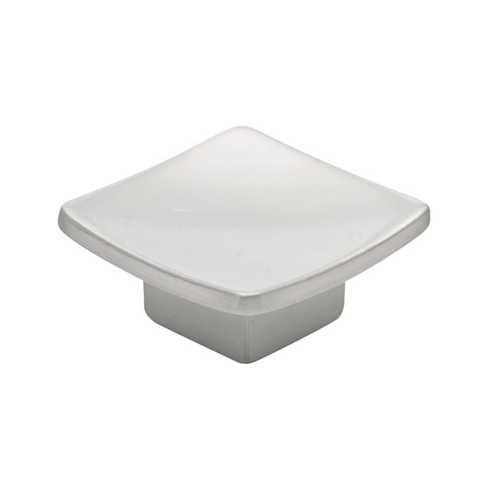 Prestige 44mm Brushed Nickel Square Dish Knob