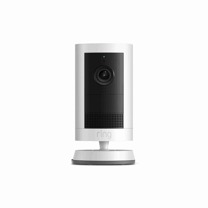 Ring White Outdoor Camera Plus 2K Battery