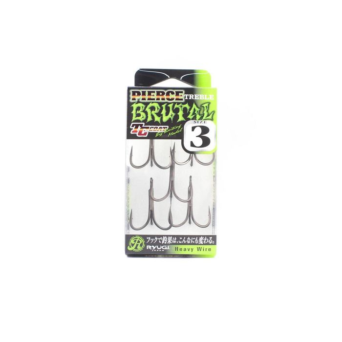 Ryugi Pierce HPB074 Pierce Treble Brutal Heavy Duty Fishing Hook 3