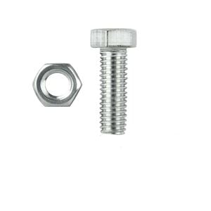 Pinnacle M4 x 35mm Stainless Steel Hex Head Bolts And Nuts - 6 Pack