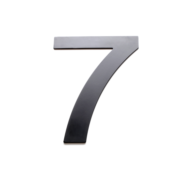 Sandleford 200mm Black Lorenzo House Number 7
