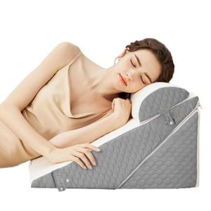 Comfeezzz Wedge Pillow Memory Foam Contour Pillow Orthopedic Back Neck Support