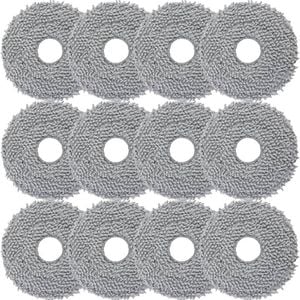 Hygieia 12x Mop Pads For Roborock Qrevo Series (curv, Edge, Master, C, S, L, Maxv)