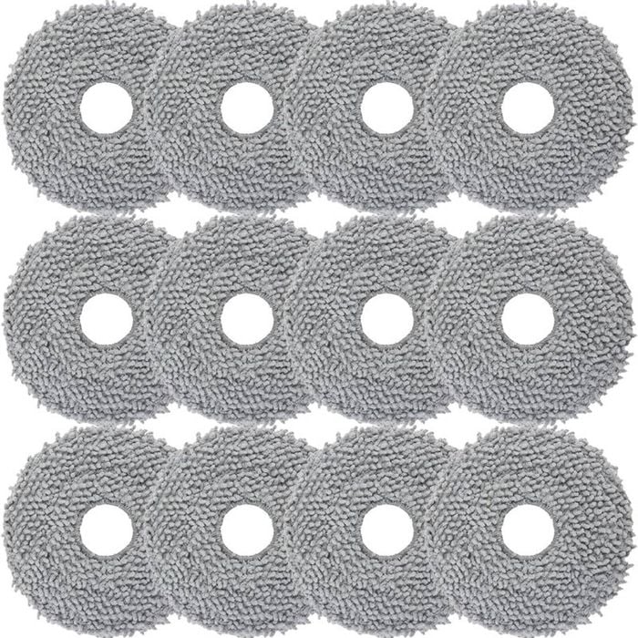 Hygieia 12x Mop Pads For Roborock Qrevo Series (curv, Edge, Master, C, S, L, Maxv)