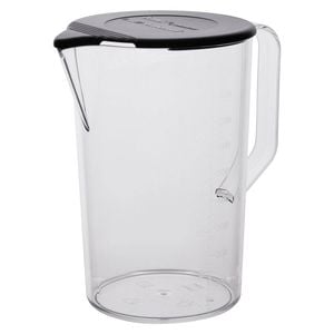 Bamix 16cm/1L Plastic Jug w/ Lid Kitchen Pitcher - Clear