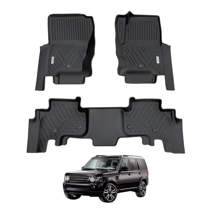 AUSGO Car Floor Mats for Land Rover Discovery 3 4 2004-2016 All-Weather Floor Liners