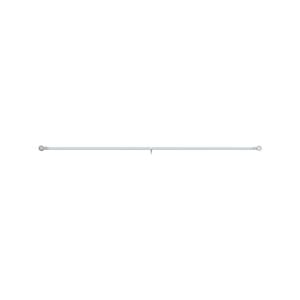 Windoware 1300 - 2400mm 25/28mm Brilliant White Ball Adjustable Metal Premium Curtain Rod