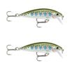2x Rapala 7cm X Rap Countdown Sinking Minnow Fishing Lures - Rainbow Trout