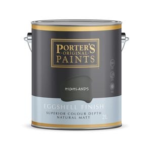 Porter's 2L Highlands Eggshell Finish Broadwall Washable Paint