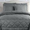 Hotel Living Eli Jacquard Comforter Set Charcoal King