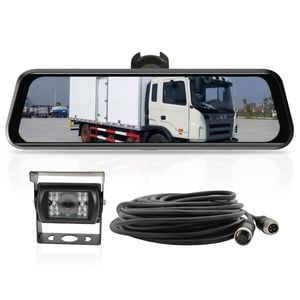 Elinz K Series 9.6" Full Screen Display Replacement Mirror Ahd Monitor Heavy Duty 1080p Reversing Camera 10m Cable